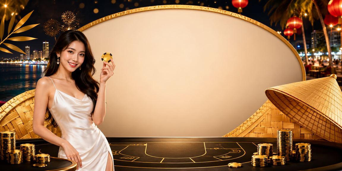 Bàn baccarat live tại Nha Trang với người chơi mặc áo dài truyền thống